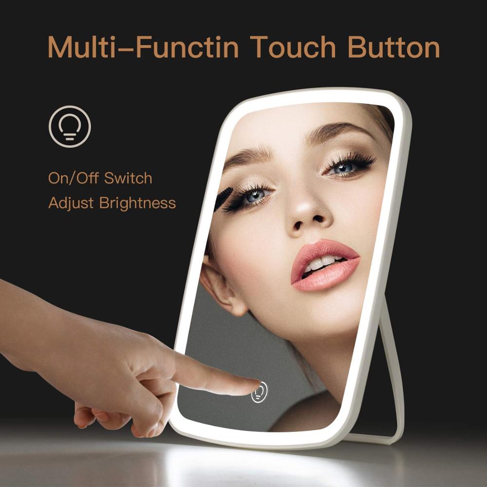 Touch-Control Makeup Mirror